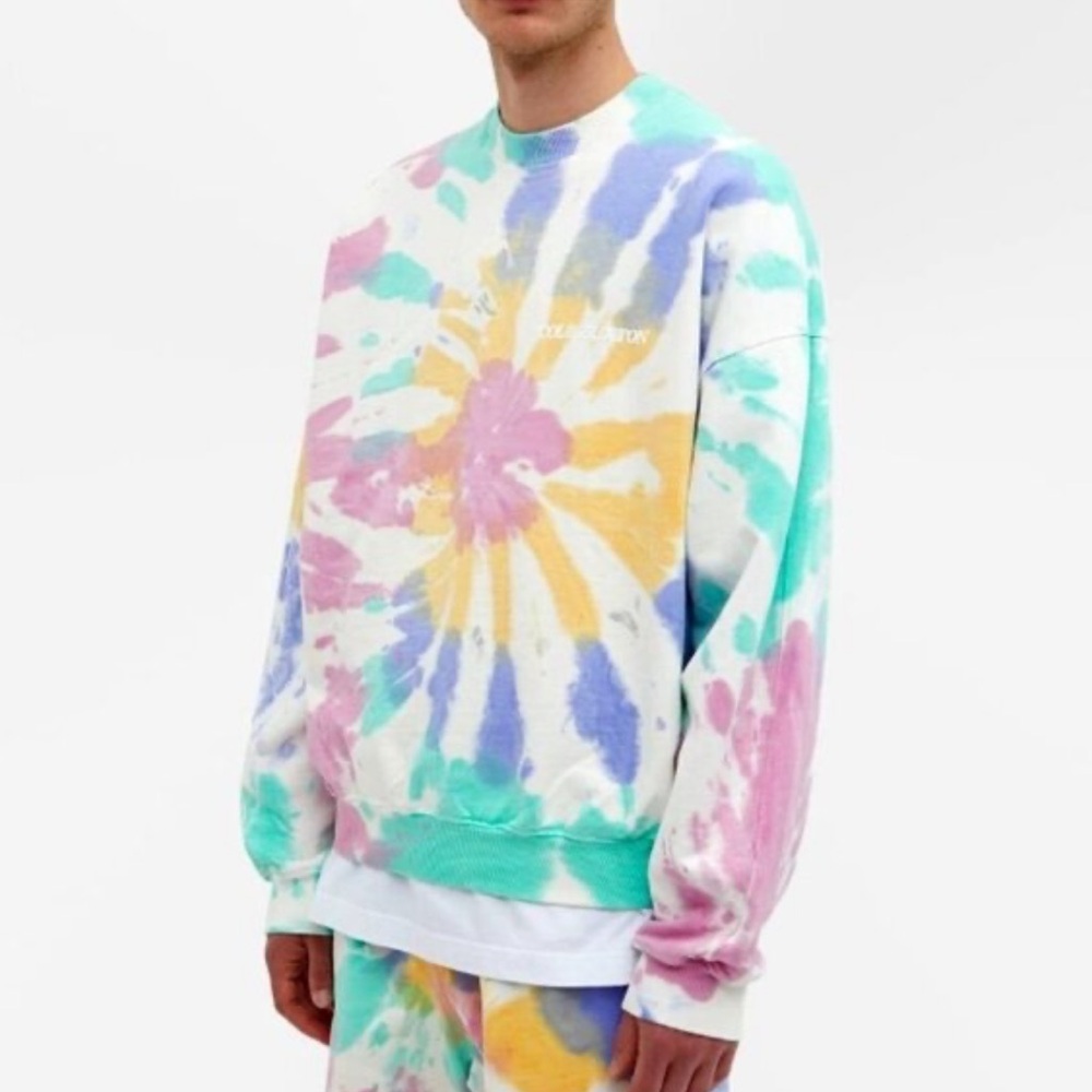 Cole Buxton Men's Tie Dye Crew Sweatshirt - XXL